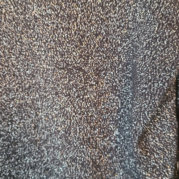 (1361) A New Approach (ANA) Woman's Crewneck Metallic Blouse, Small, Black - Picture 12 of 12